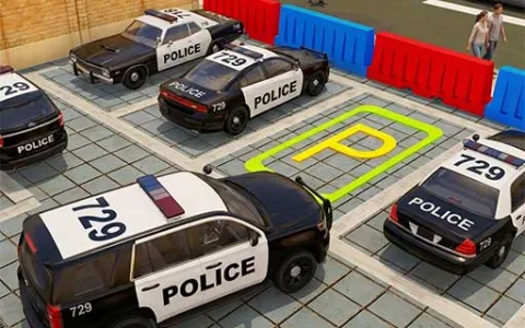 3D Police Car Parking