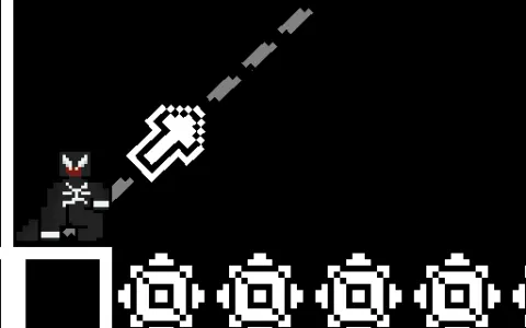 8Bit Black Ropeman
