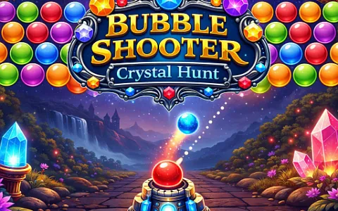 Bubble Shooter Crystal Hunt