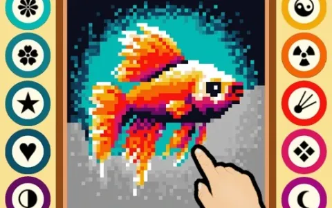 Coloring: Mosaic by Symbols