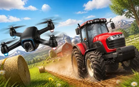 Drone vs Tractor Challenge