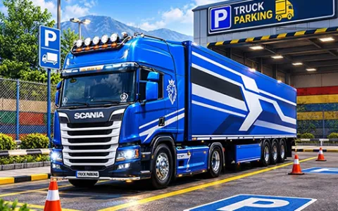 Euro Truck Parking Game