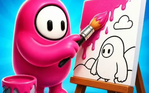 Fall Boys Coloring Book