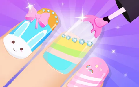 Girls Fun Nail Salon