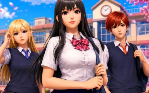 High School Girls Classroom Life