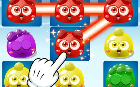 Jelly Monsters Link Puzzle