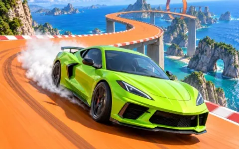 Mega Ramp Car Stunts GT Racing