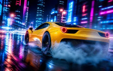 Neon City Drift Racing