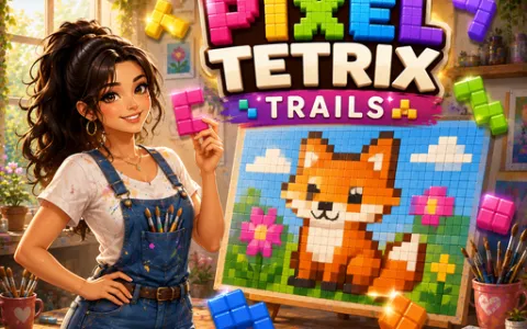 Pixel Tetrix Trails