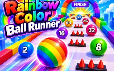 Rainbow Color Ball Runner