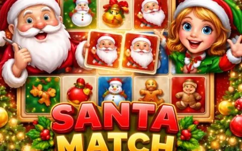 Santa Matching Game