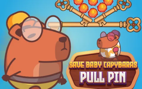 Save Baby Capybaras – Pull Pin
