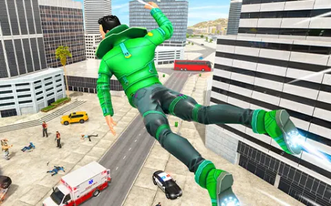 Spider Rope Hero City Fight