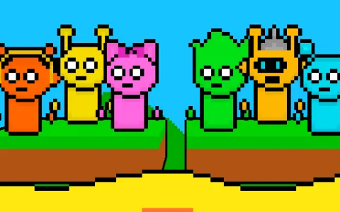 Sprunki Lava Escape 2Player