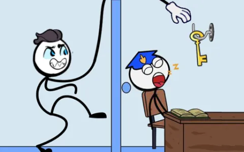 Stickman Troll- Thief Puzzle