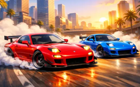 Two RX7 Drifters