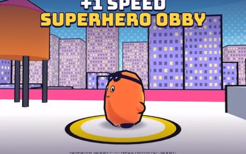 +1 Speed Superhero Obby