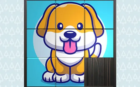3D Kid Sliding Puzzle