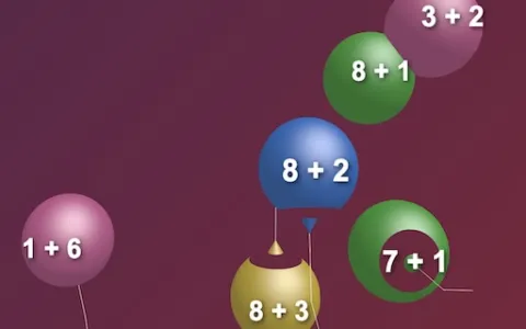 Balloon Pop Addition 3D Game