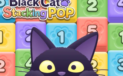 Black Cat Stacking POP