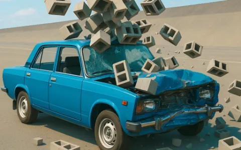 Car Crash Test: Abandoned City