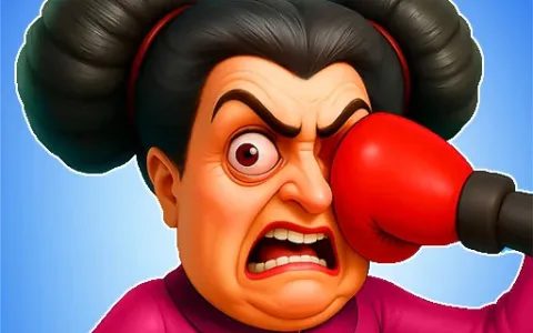 Crazy Aunty : Slap & Punch