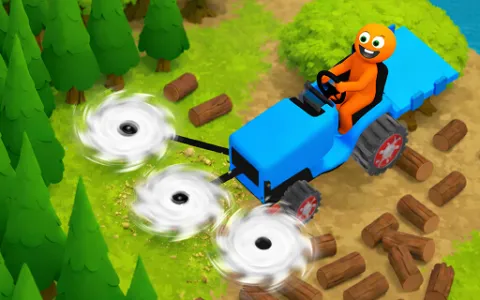 Crazy Lumberjack: Cut Them All