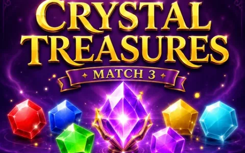 Crystal Treasures: Match 3