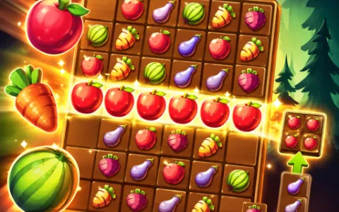 Fruit Block Tetra Puzzle