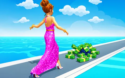 Girl Money Rush Game