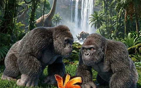 Gorilla Monster Fight