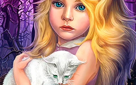 Hidden Object – Girl and Cat