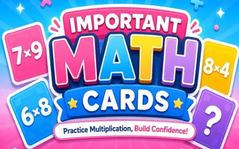 Important Math Cards