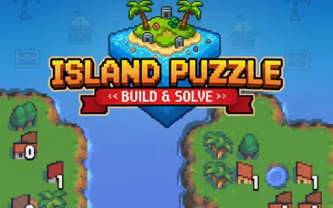 Island Puzzle: Build & Solve