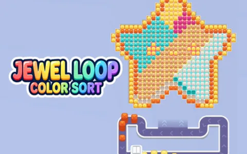 Jewel Loop Color Sort