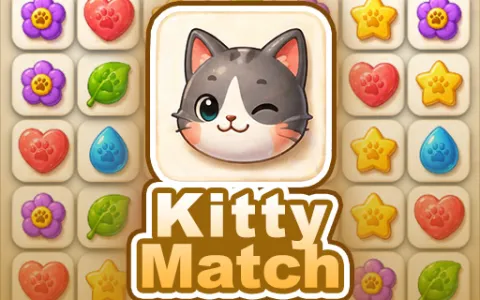 Kitty Match 3 puzzle game