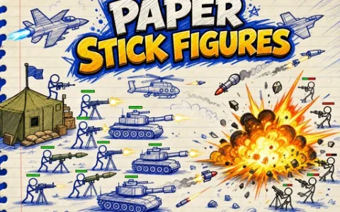 Paper Stick Figures