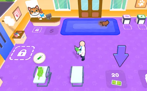 Pet Doctor Business Tycoon-Pet care game