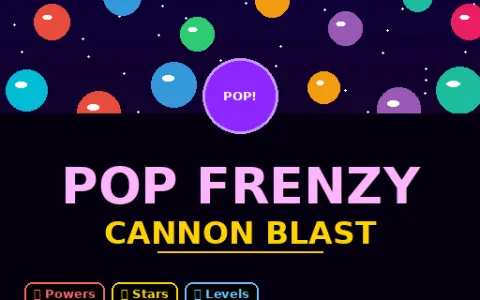 Pop Frenzy Cannon Blast