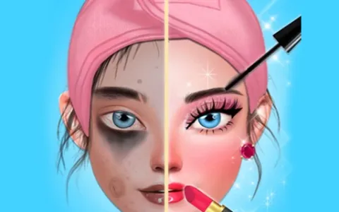 Skincare Makeover Makeup Game