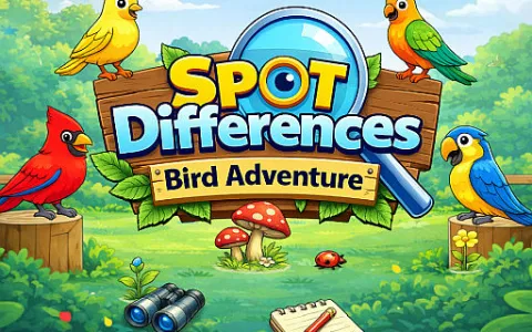 Spot Differences Bird Adventure