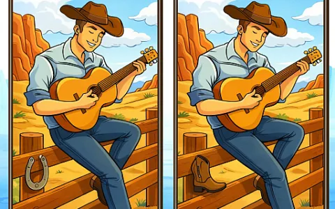 Spot The Difference Wild West