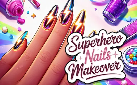 Superhero Nails Makeover