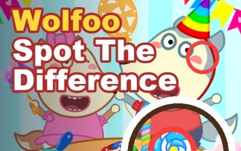 Wolfoo Spot The Difference