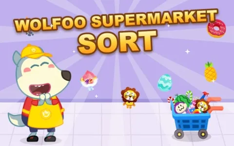 Wolfoo Supermarket Sort
