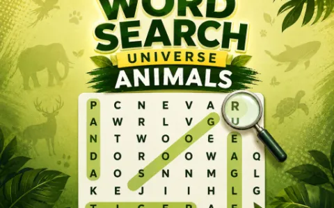 Word Search Universe Animals